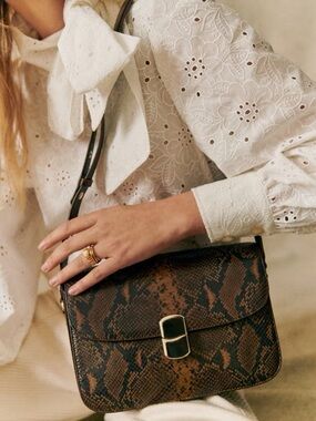 Sézane Classic Milo Bag in Python